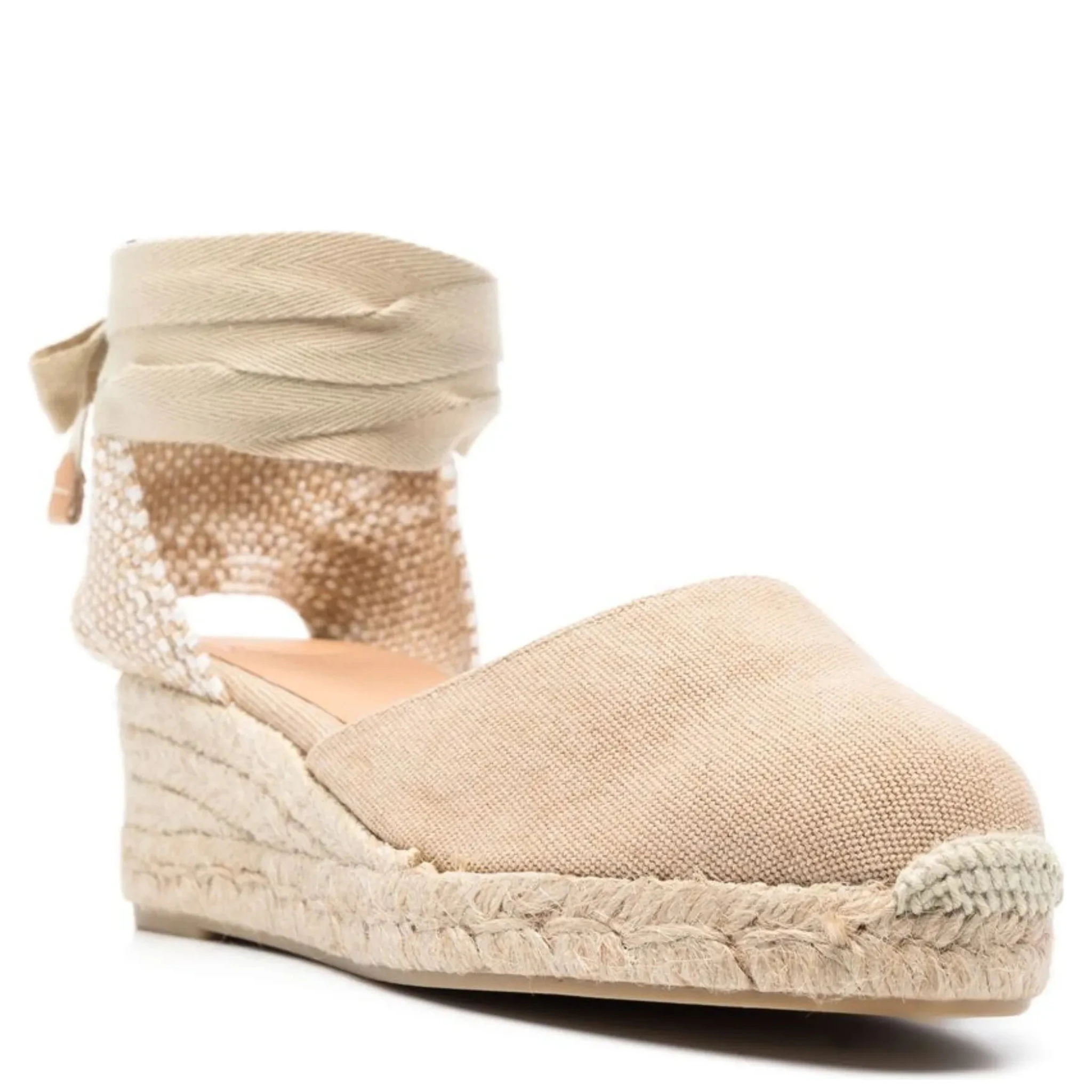 حذاء مسطح من كاستانير، بيج