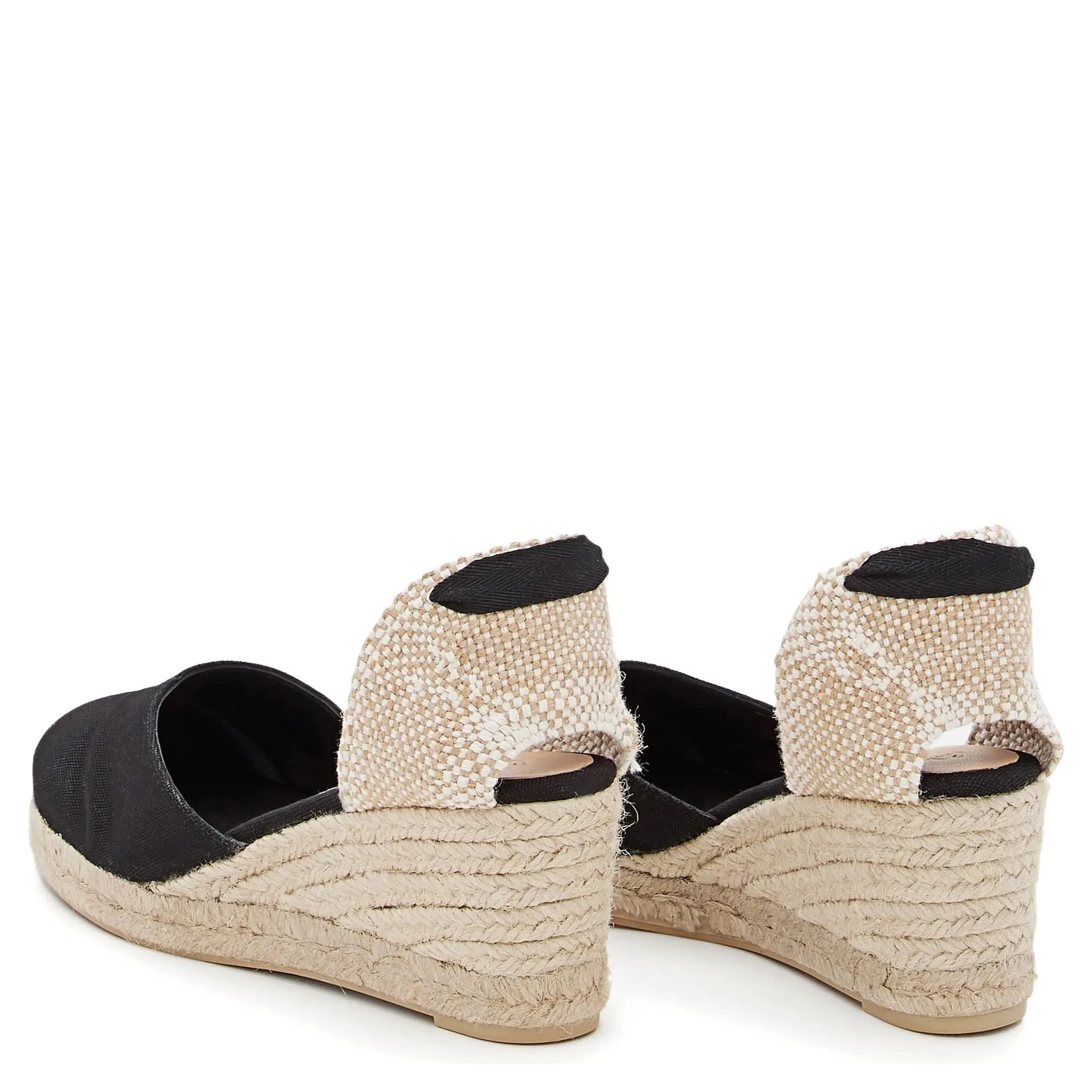 حذاء مسطح من كاستانير، أسود