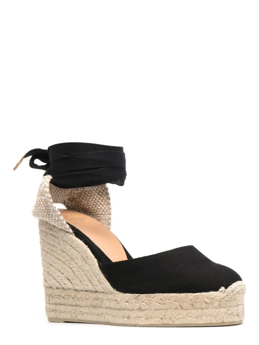 حذاء مسطح من كاستانير، أسود