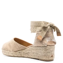 حذاء مسطح من كاستانير، بيج