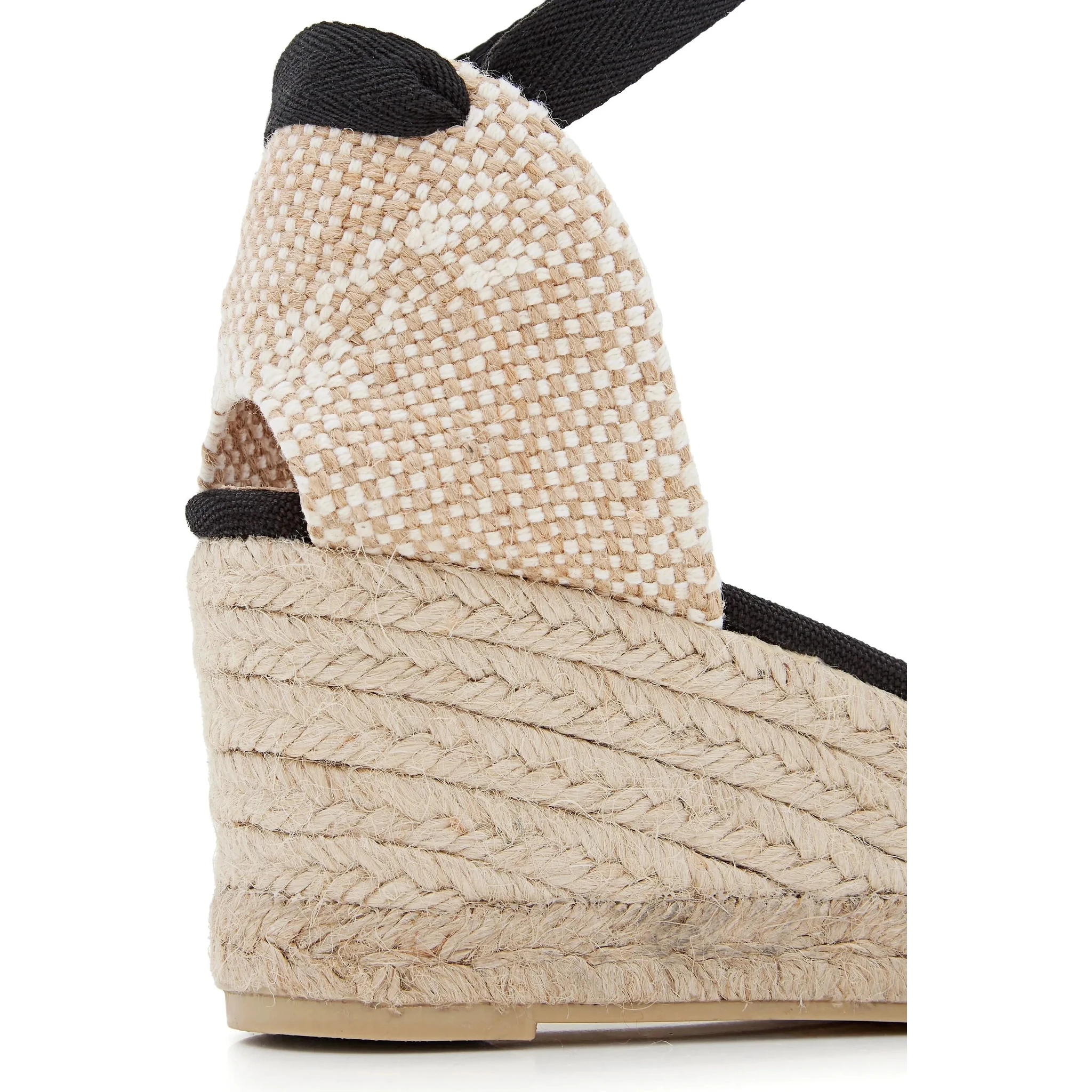 حذاء مسطح من كاستانير، أسود