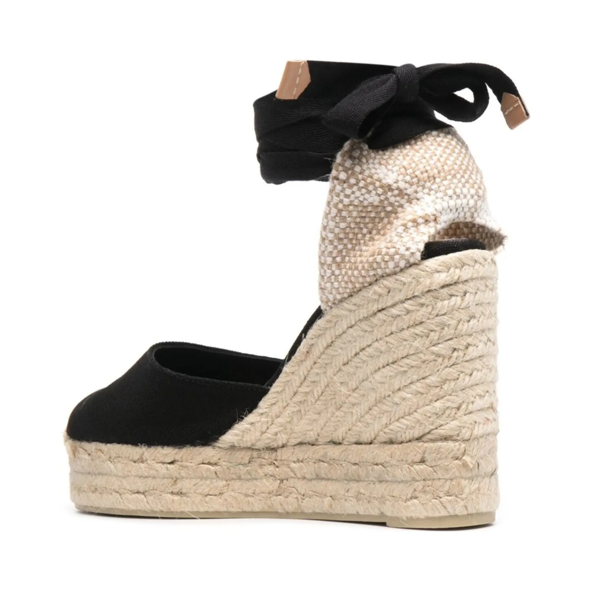 حذاء مسطح من كاستانير، أسود