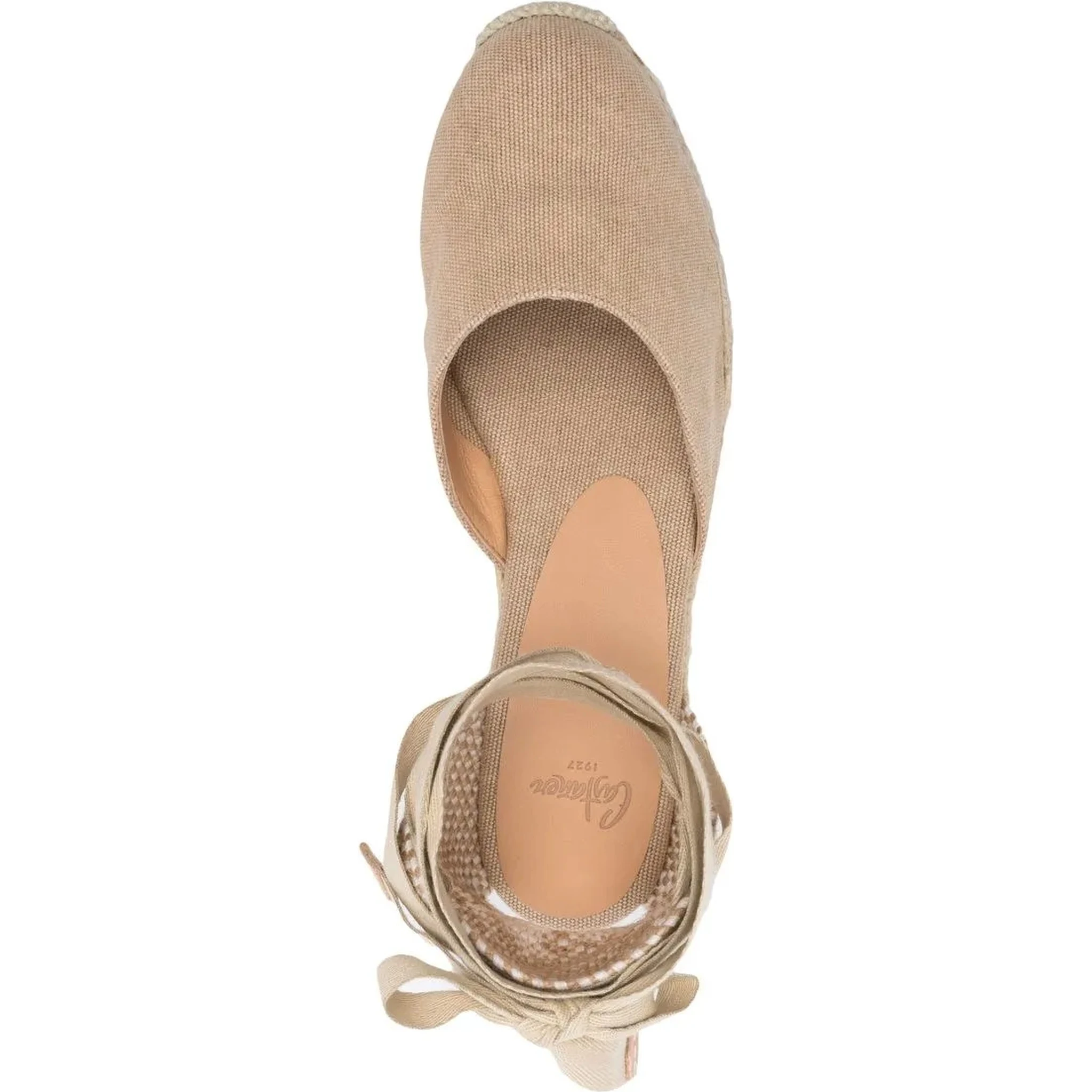 حذاء مسطح من كاستانير، بيج