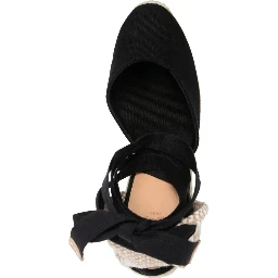 حذاء مسطح من كاستانير، أسود