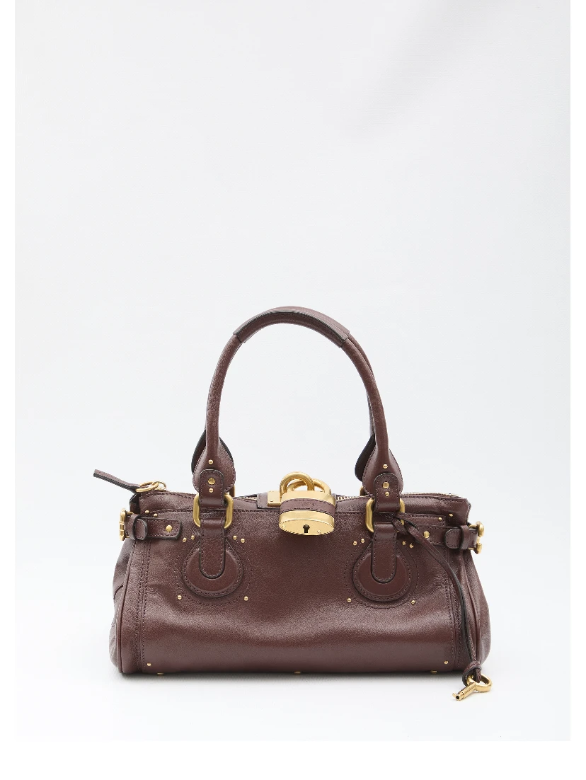 حقيبة بادينغتون من الجلد العقيقي