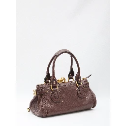 حقيبة بادينغتون من الجلد العقيقي