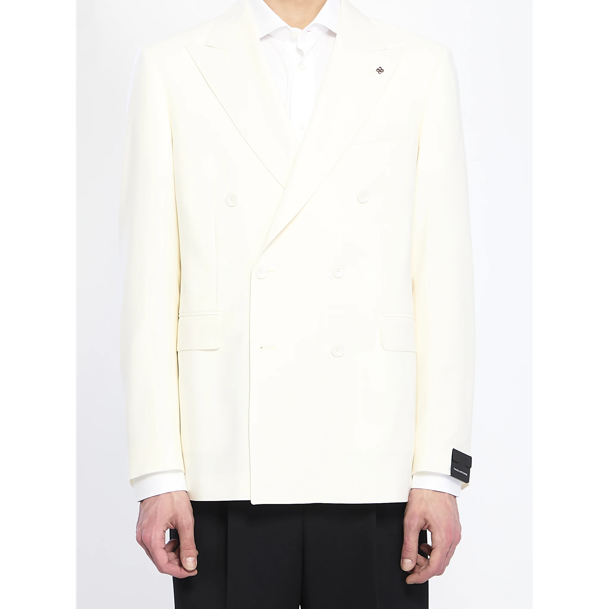 Jacket in virgin wool super 120s