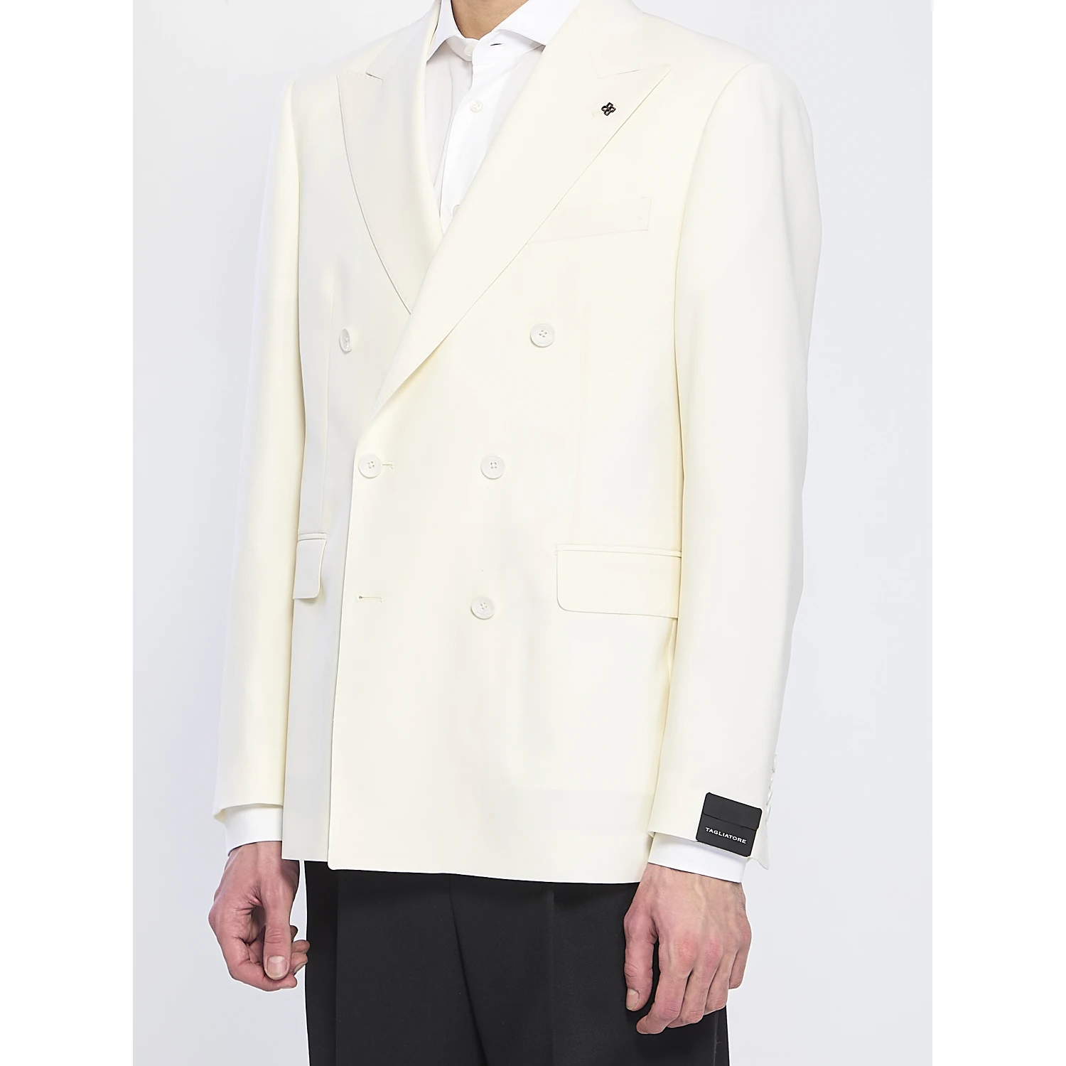 Jacket in virgin wool super 120s