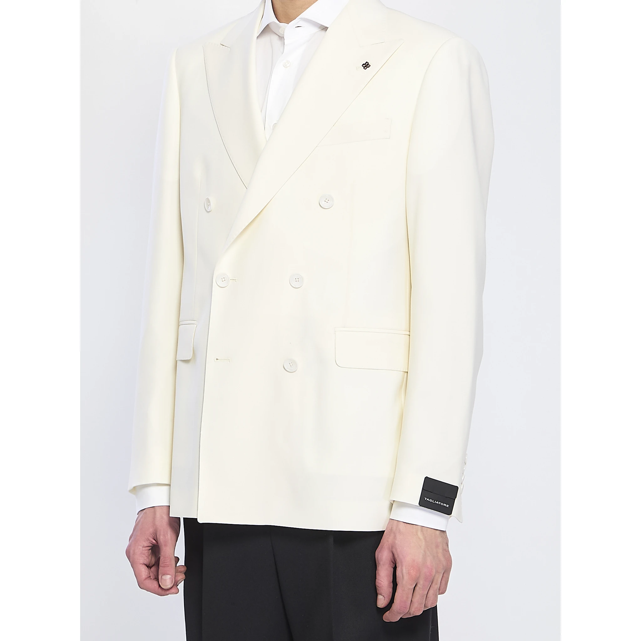 Jacket in virgin wool super 120s