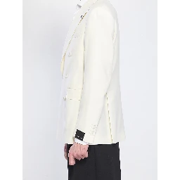 Jacket in virgin wool super 120s