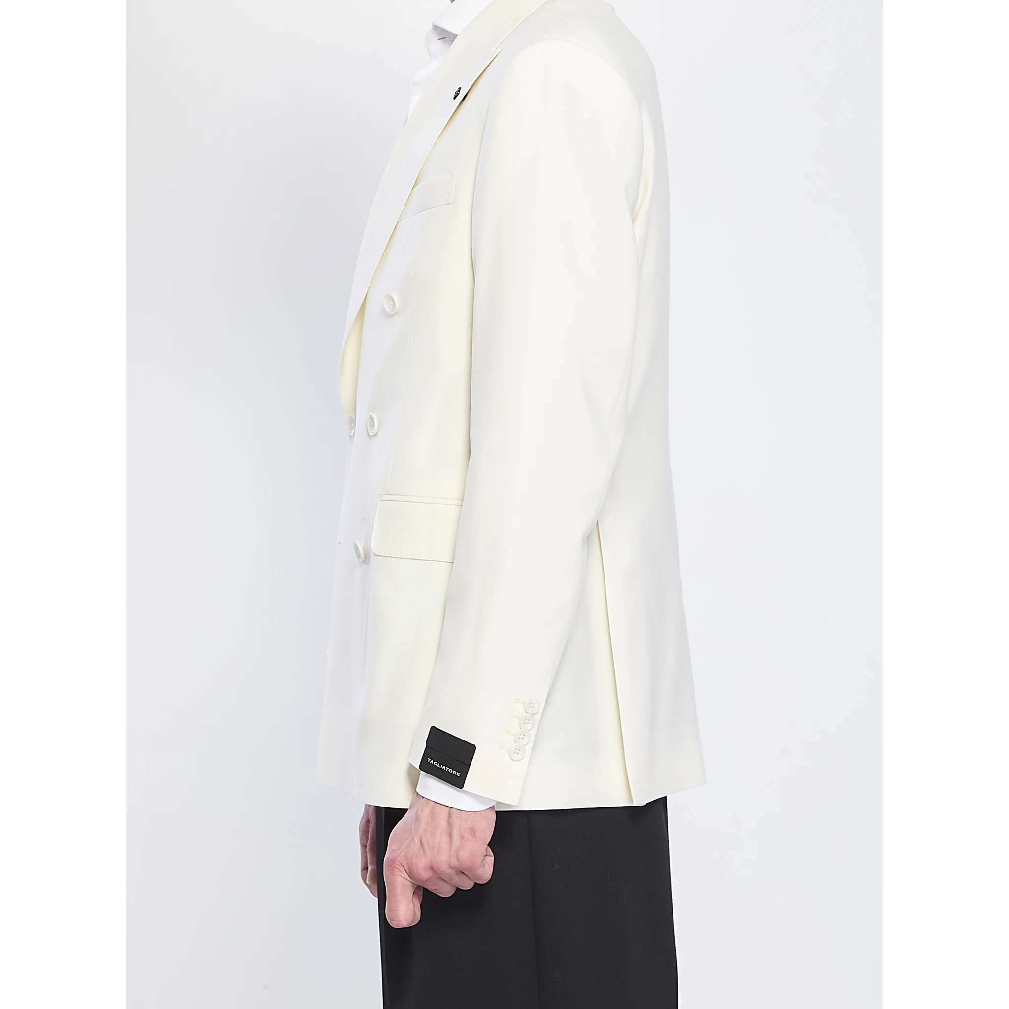 Jacket in virgin wool super 120s