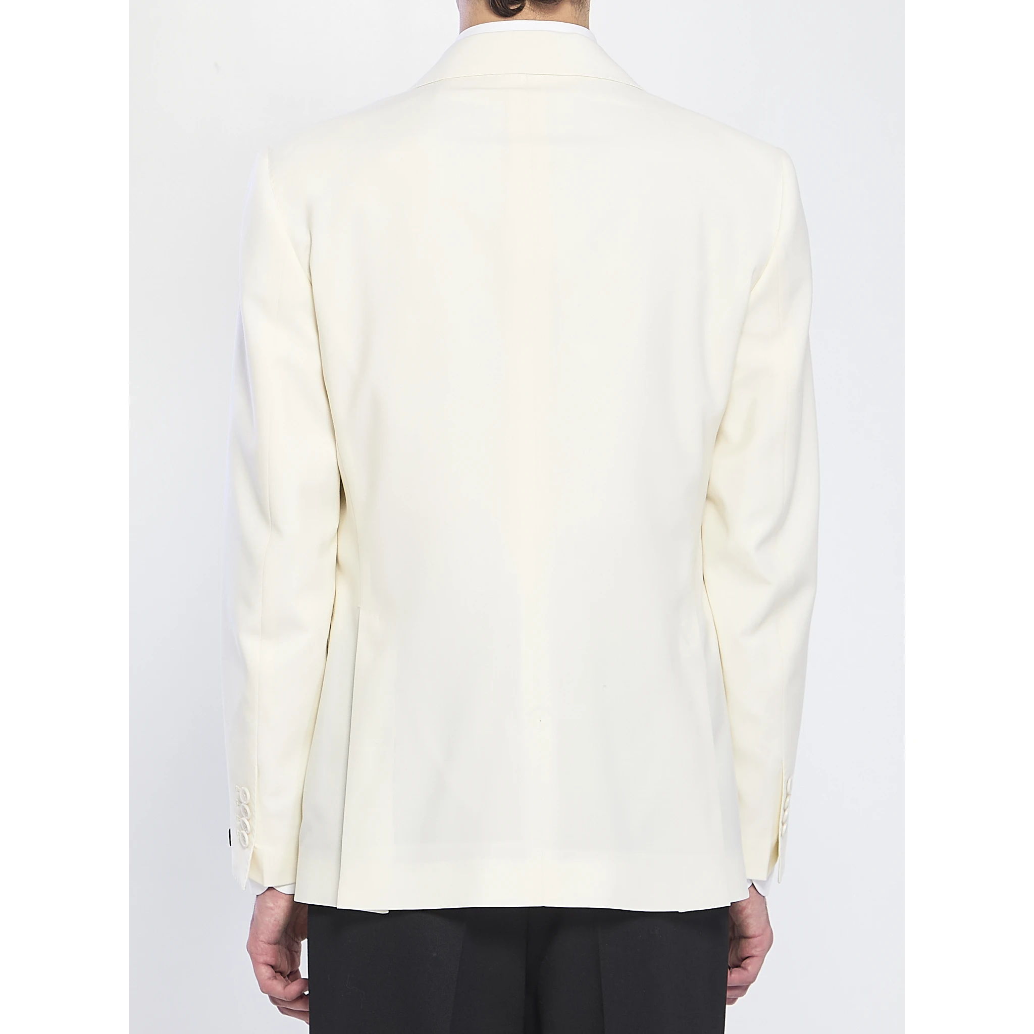 Jacket in virgin wool super 120s