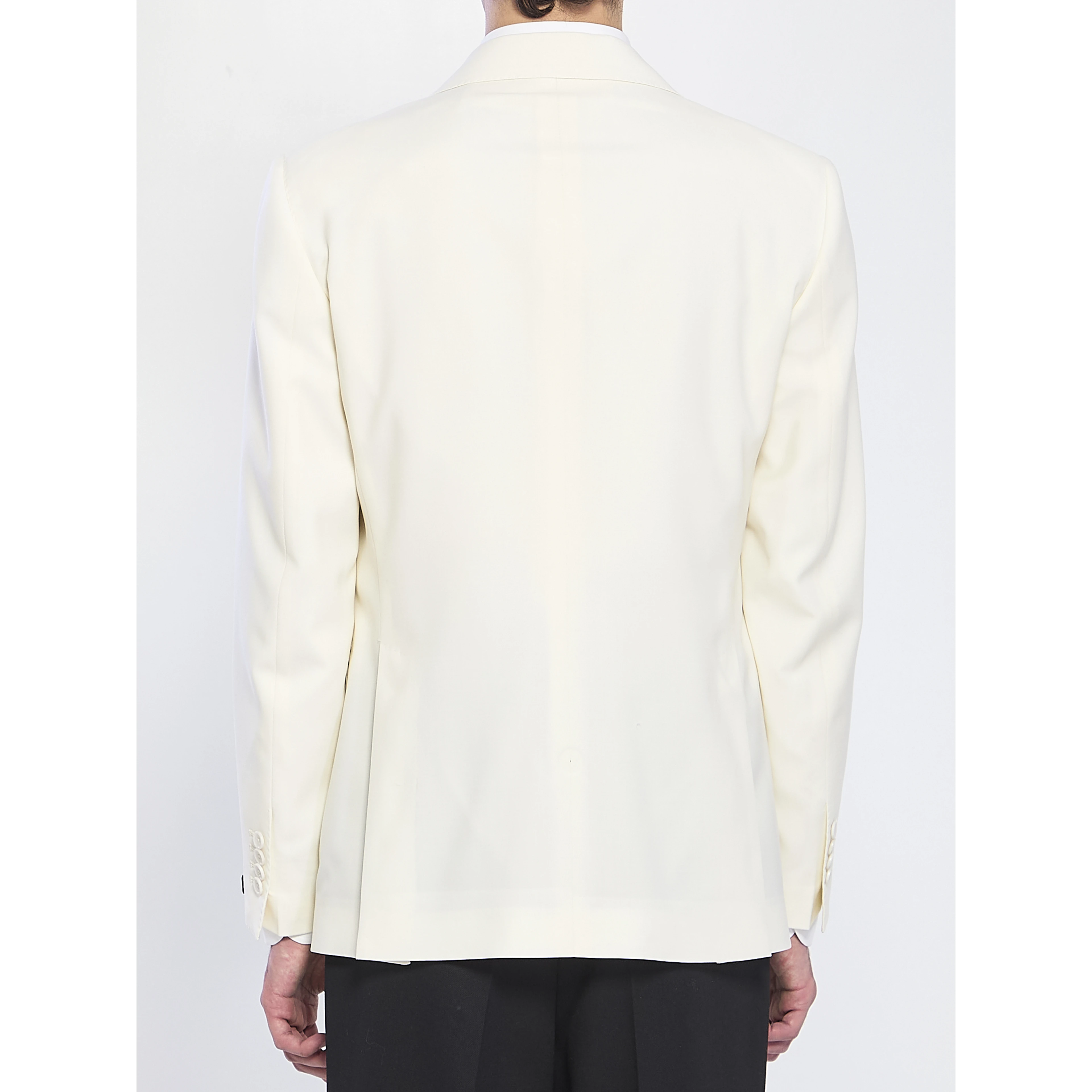 Jacket in virgin wool super 120s