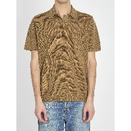 Polo shirt in linen