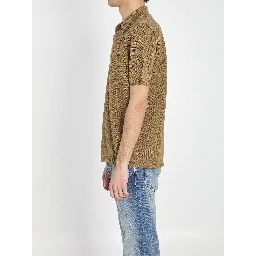 Polo shirt in linen