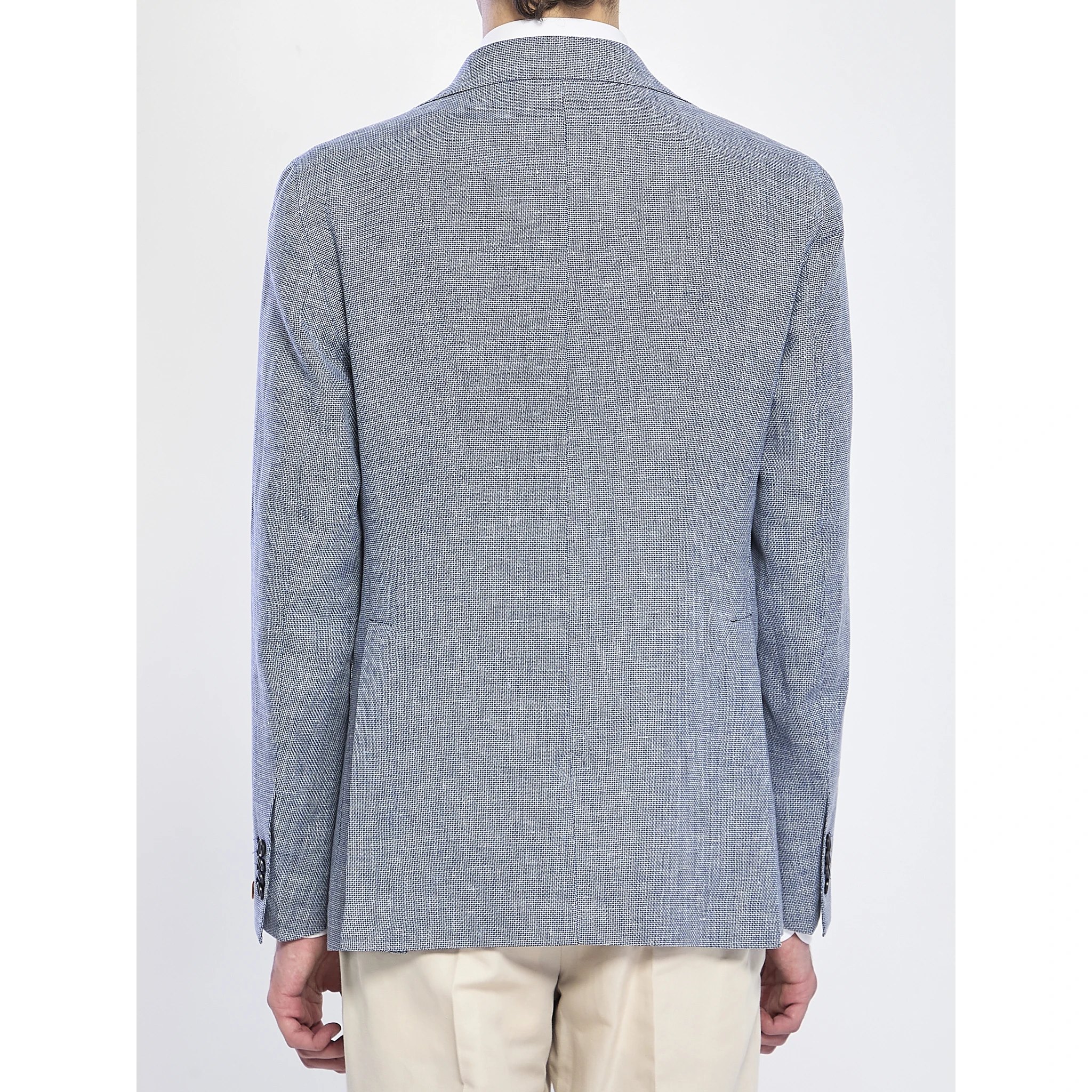 Jacket in linen and cotton