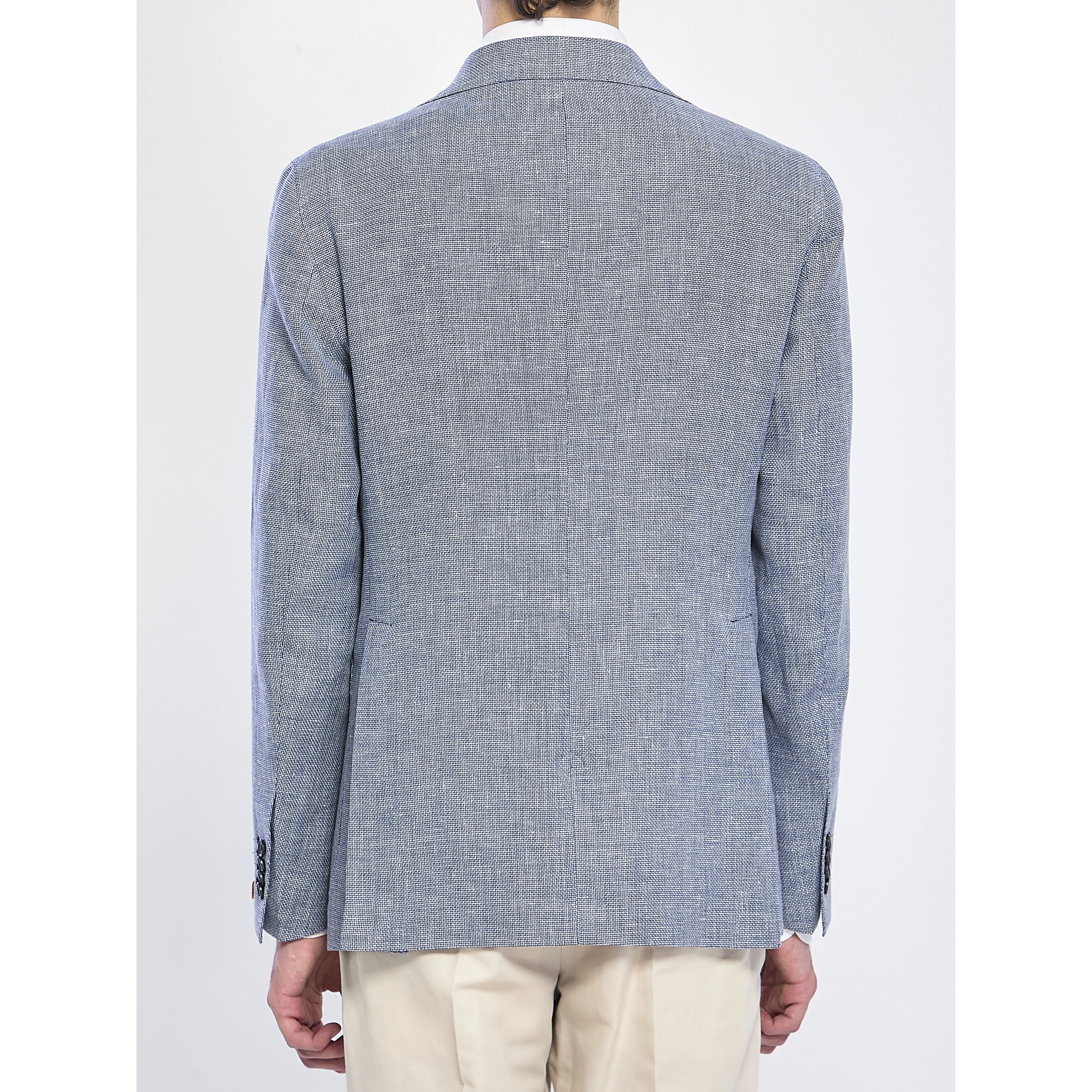 Jacket in linen and cotton