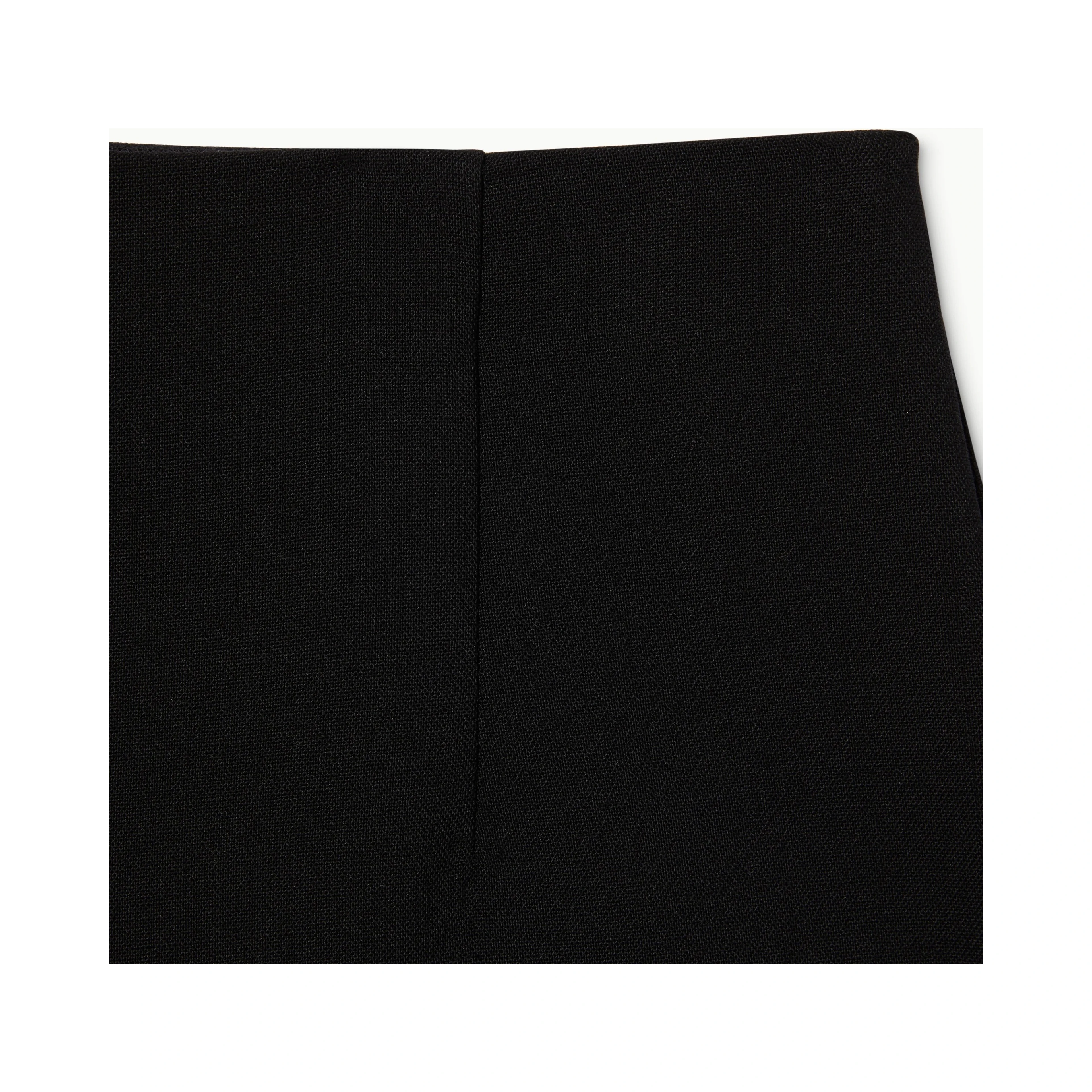 Wool wide leg pants