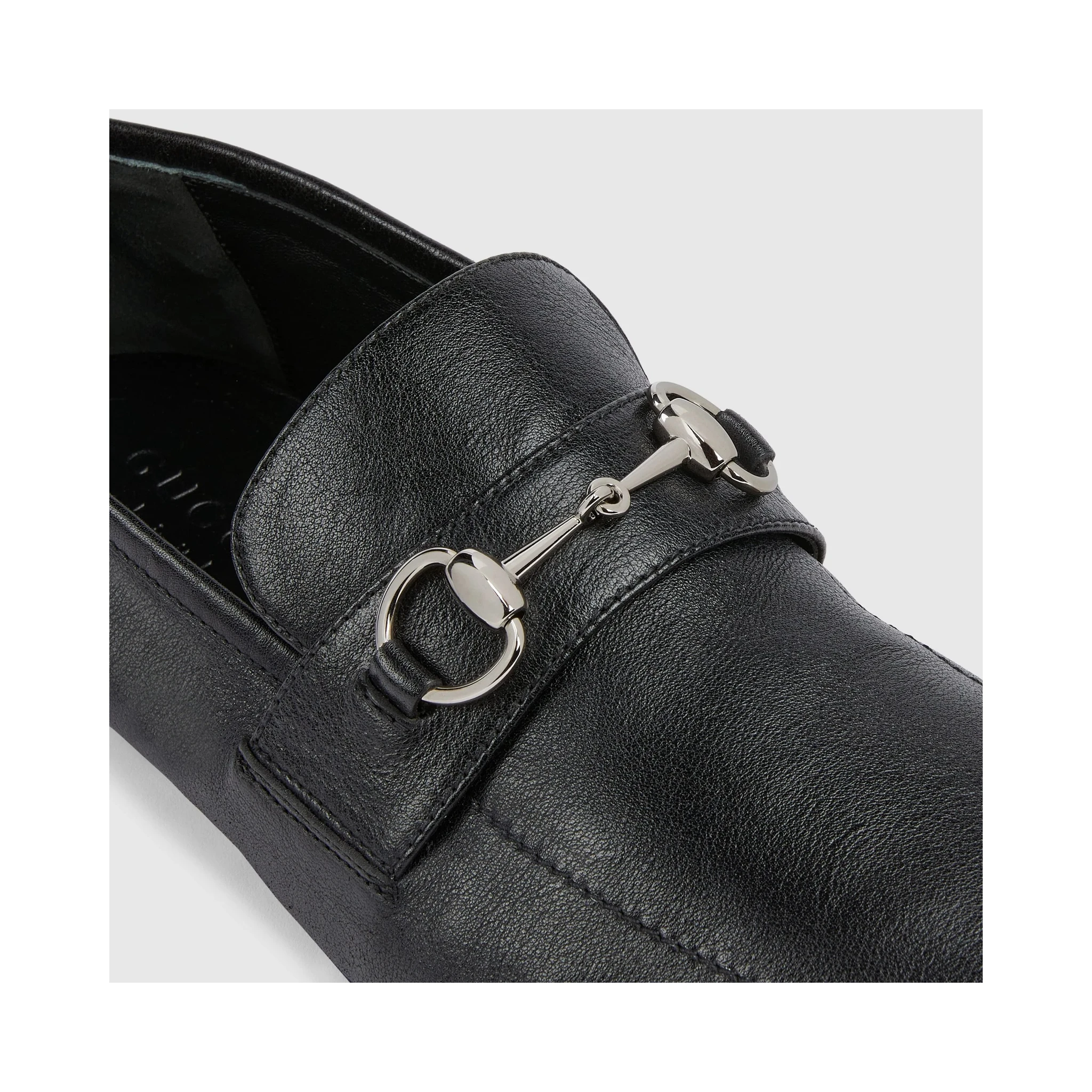Leather loafers with Horsebit