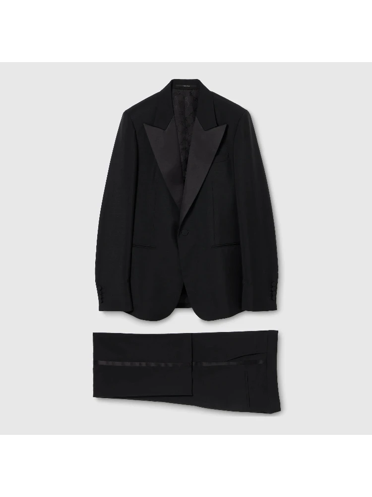 Wool mohair suit