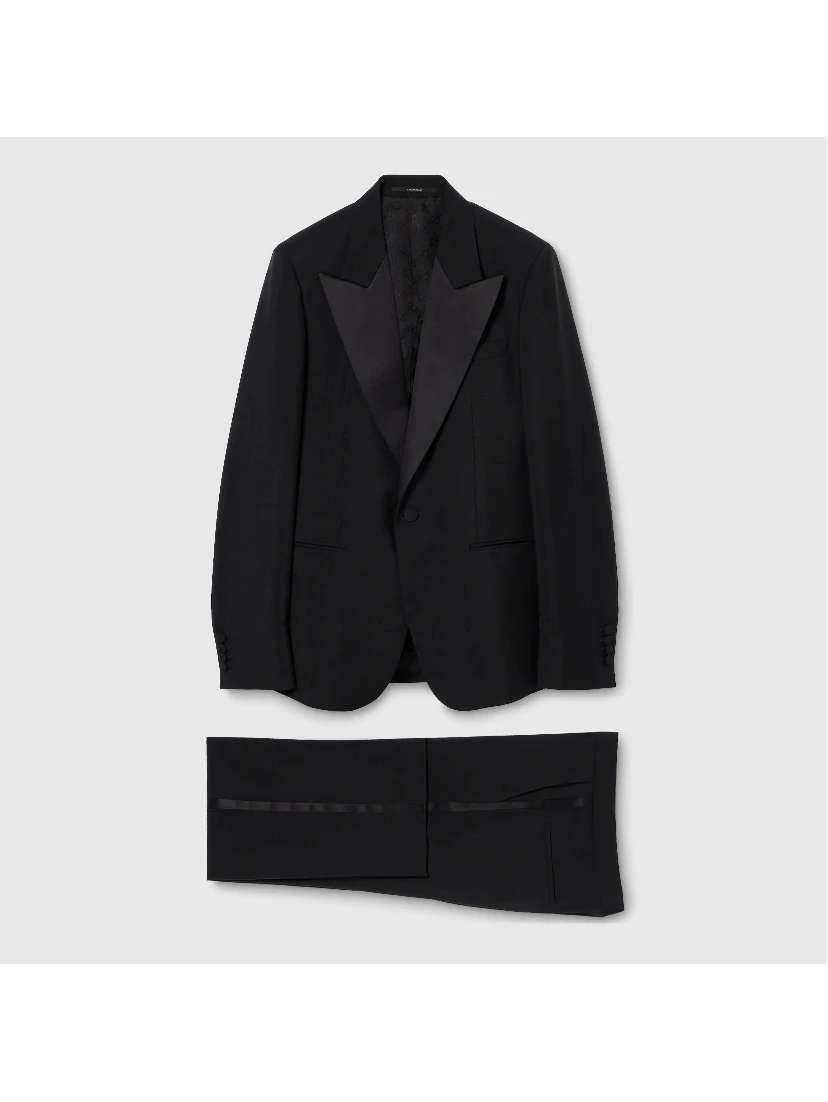 Wool mohair suit