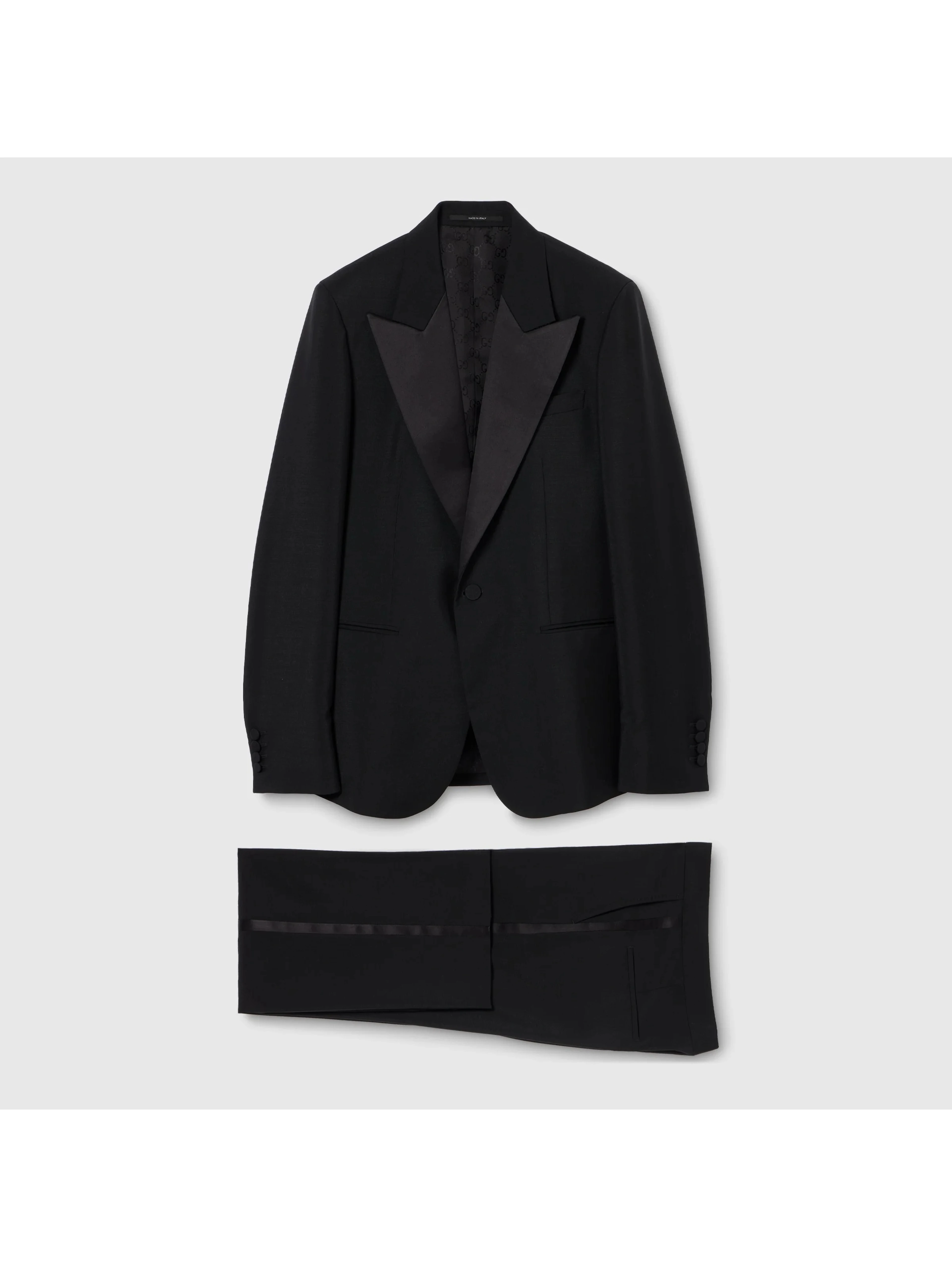 Wool mohair suit