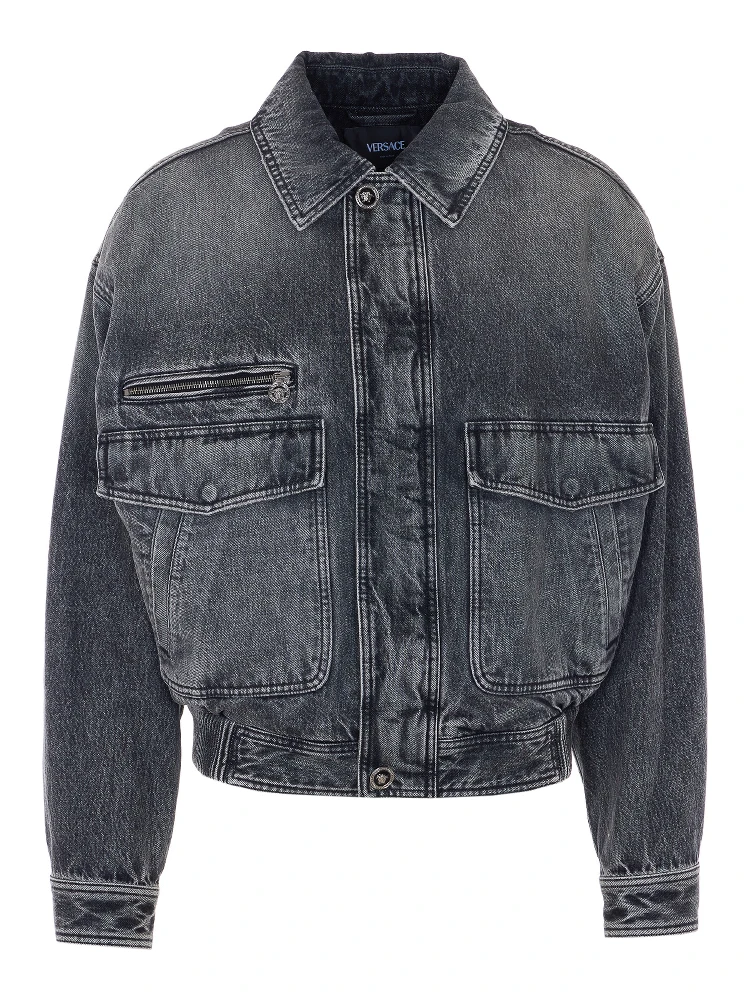 Versace Jackets Grey