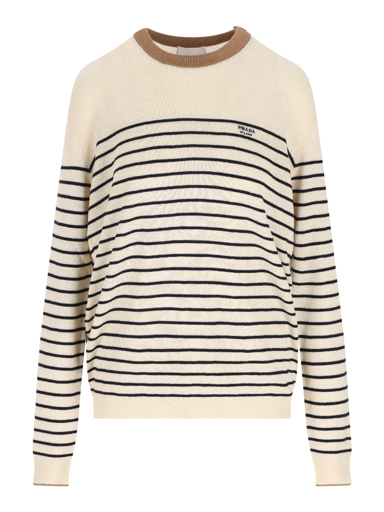Prada Sweaters Natural