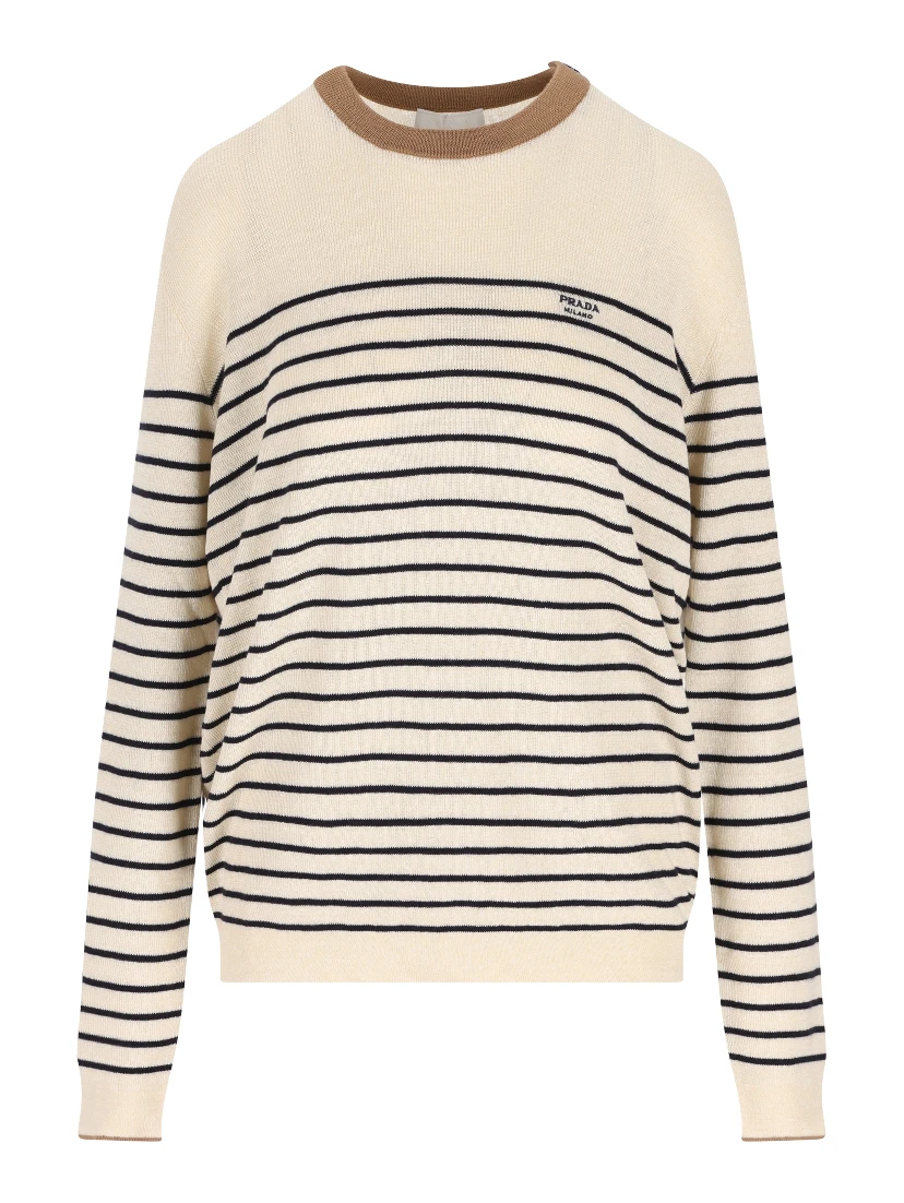 Prada Sweaters Natural