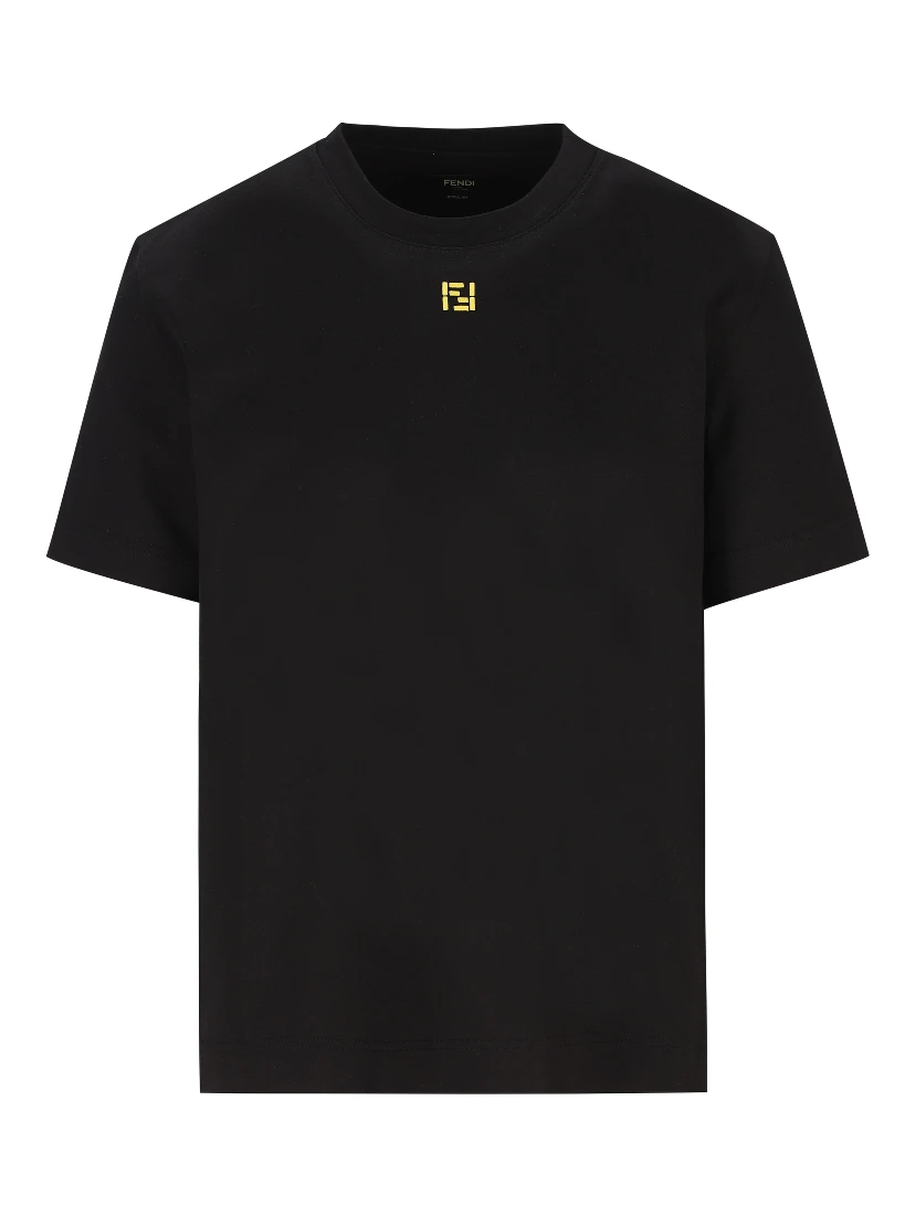 Fendi T-shirts and Polos Black