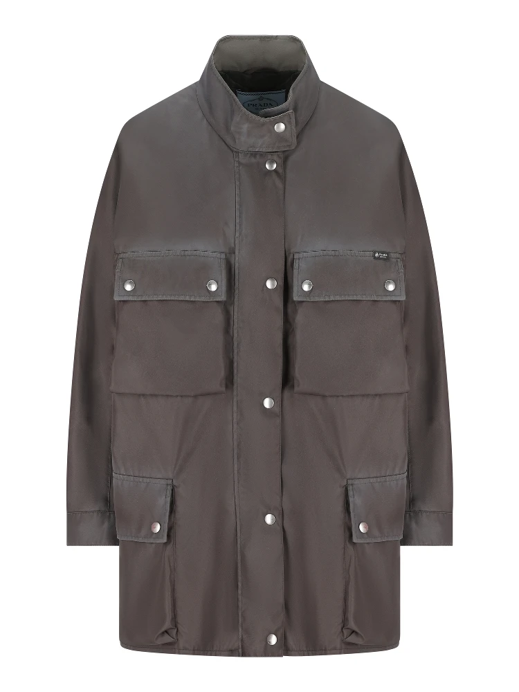 جاكيتات برادا رمادية