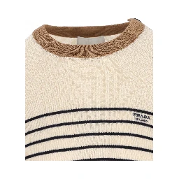 Prada Sweaters Natural