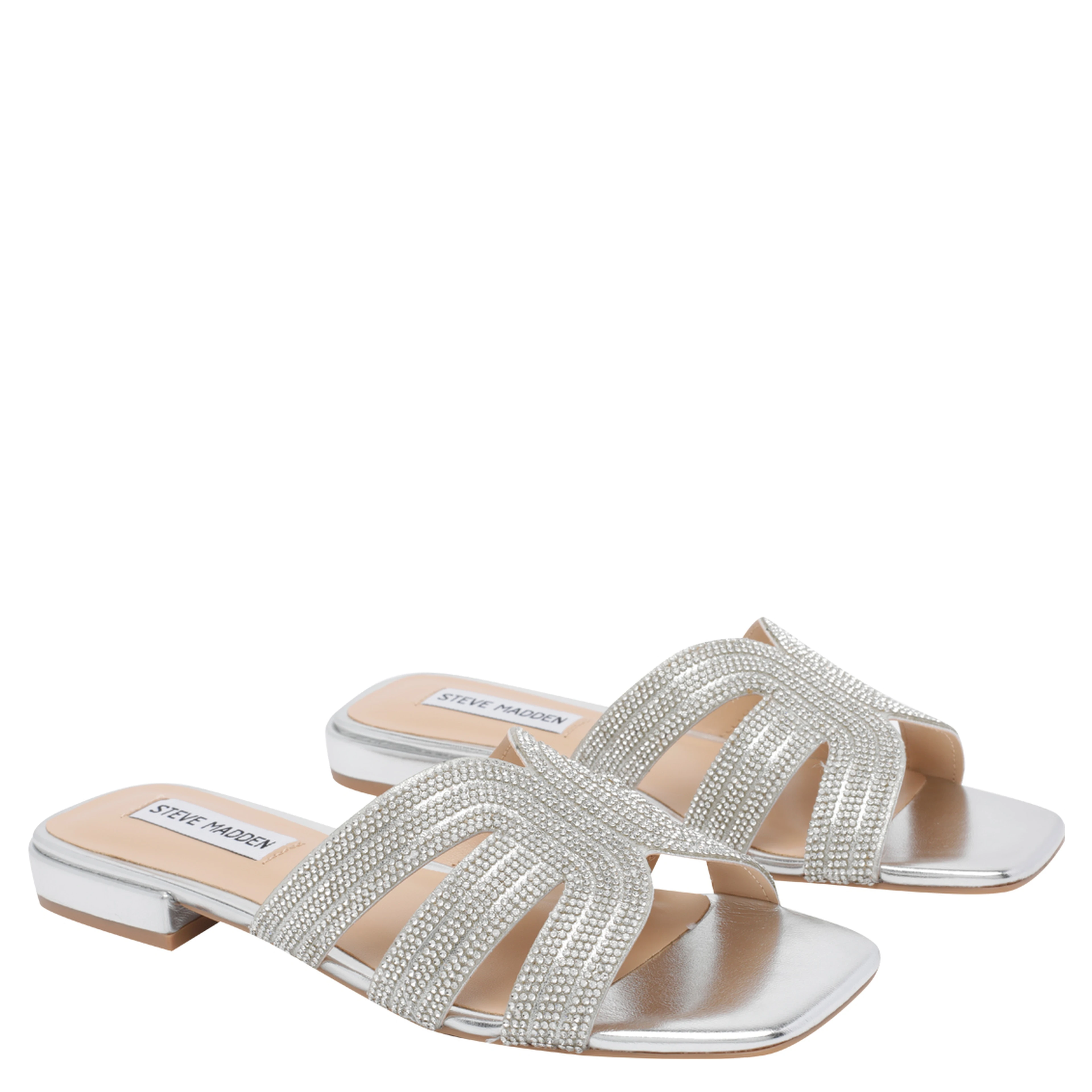 Steve Madden Sandals Silver