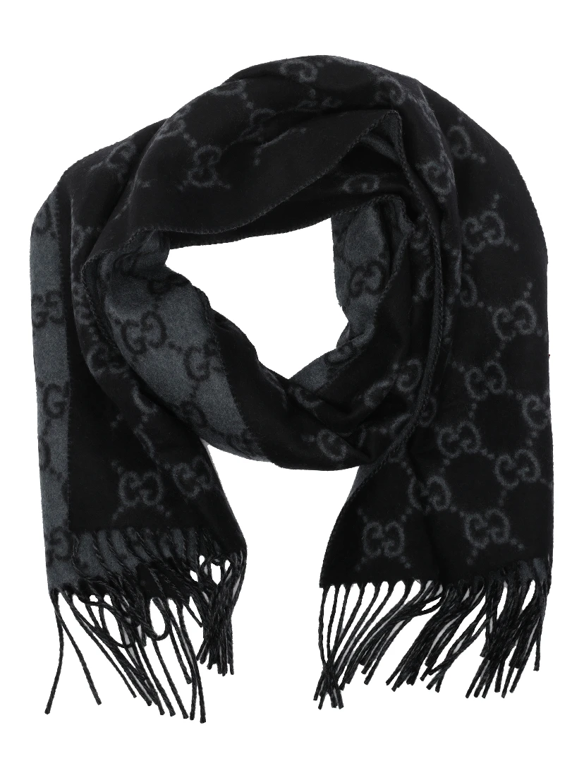 أوشحة غوتشي سوداء