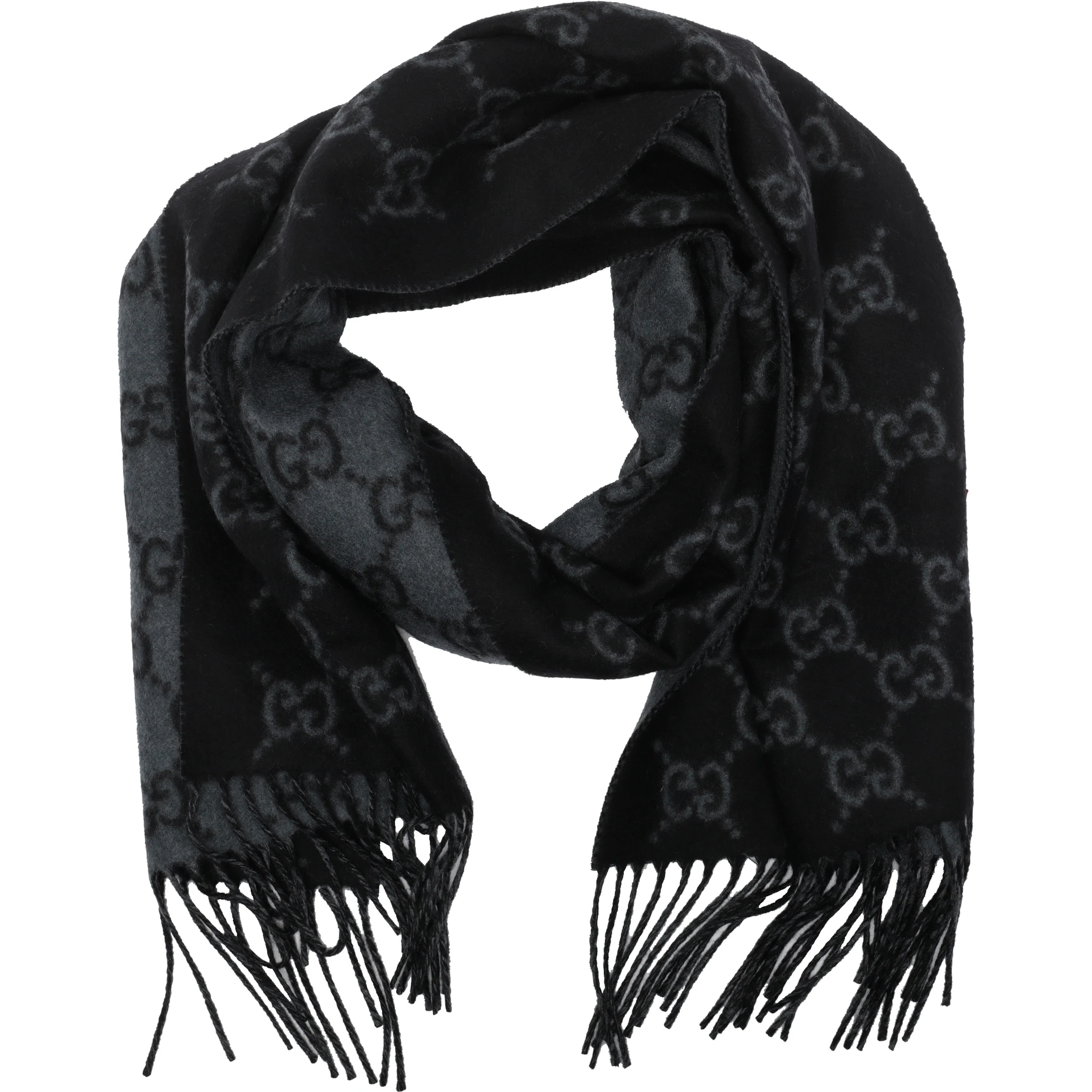 أوشحة غوتشي سوداء