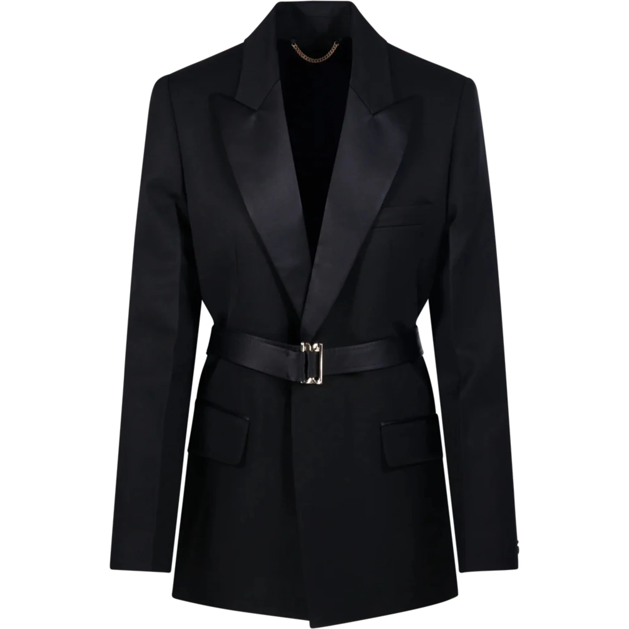 BELTED TAILORED JACKET