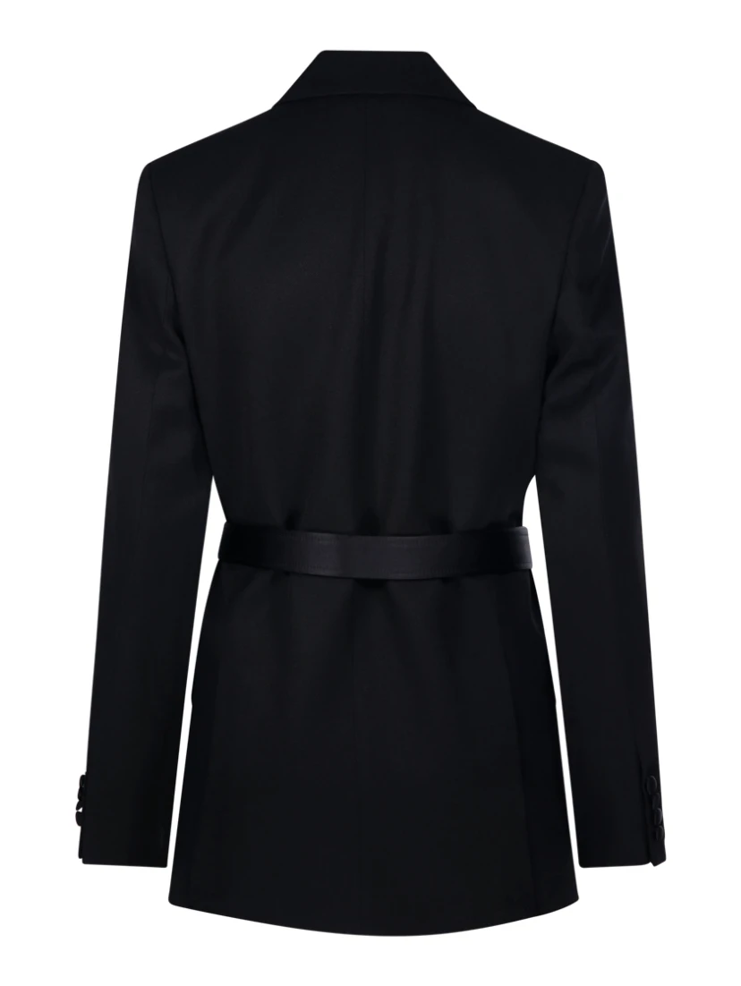 BELTED TAILORED JACKET