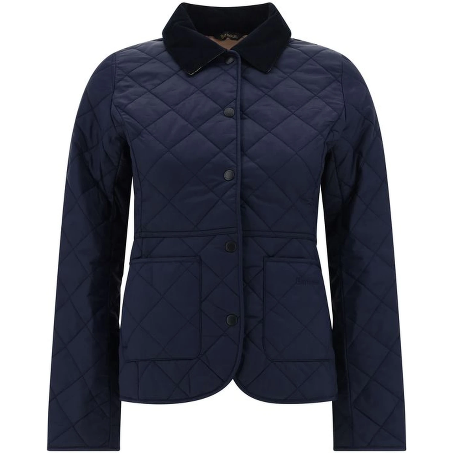 Blue Polyester Coat
