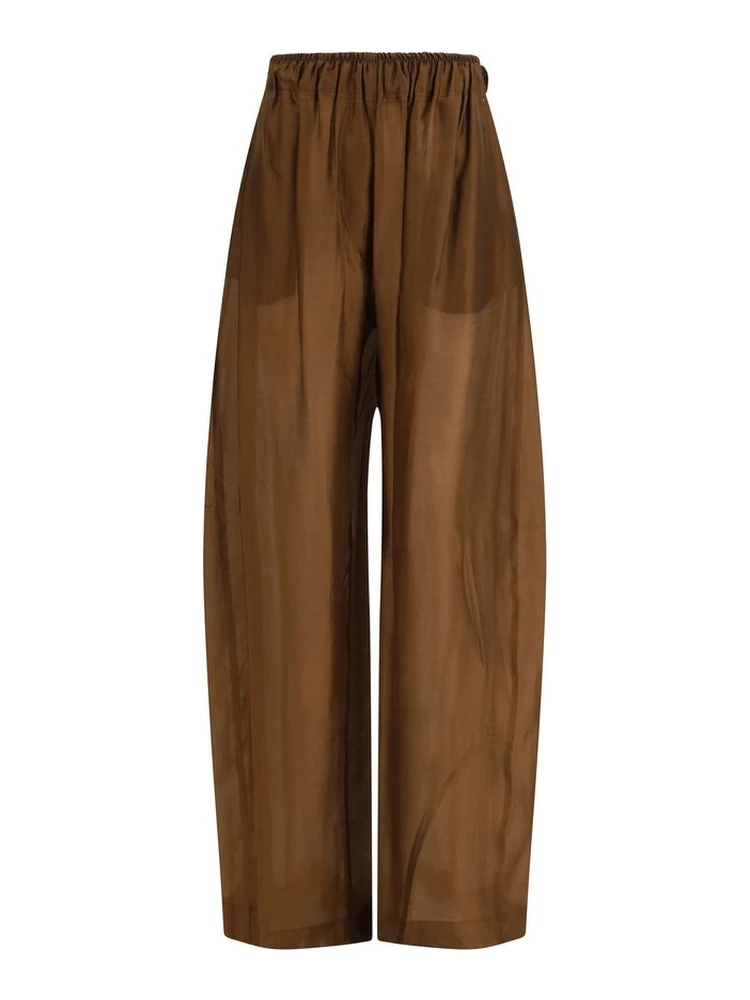 Brown Lyocell Jumpsuit