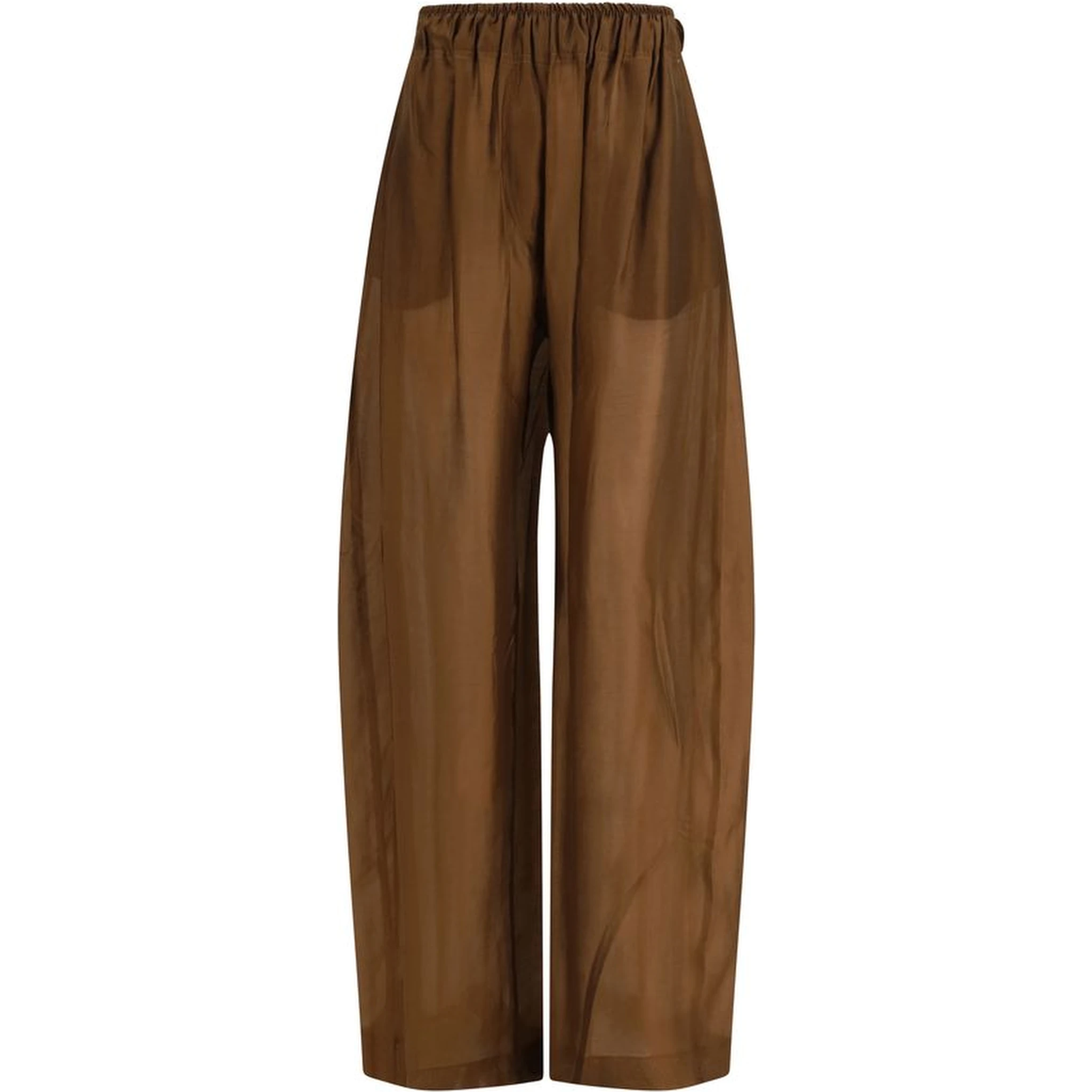 Brown Lyocell Jumpsuit