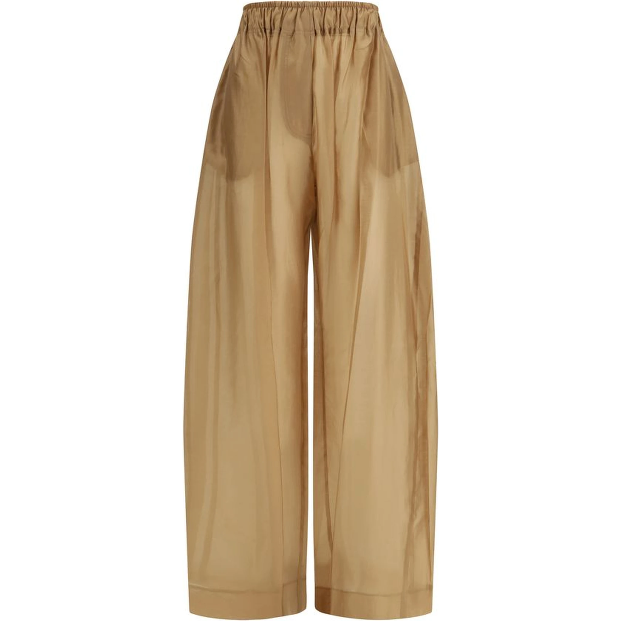 Beige Lyocell Jumpsuit