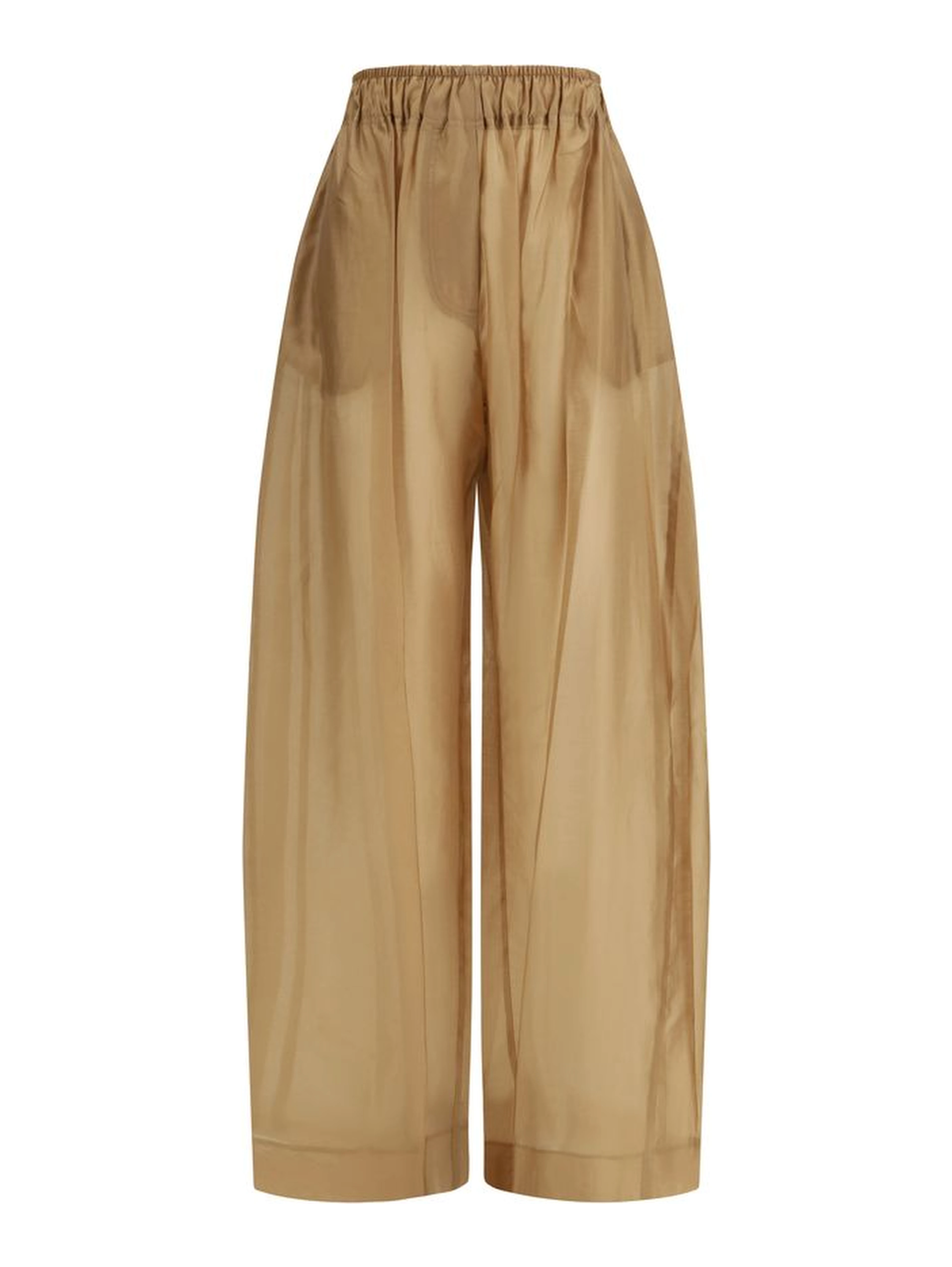 Beige Lyocell Jumpsuit