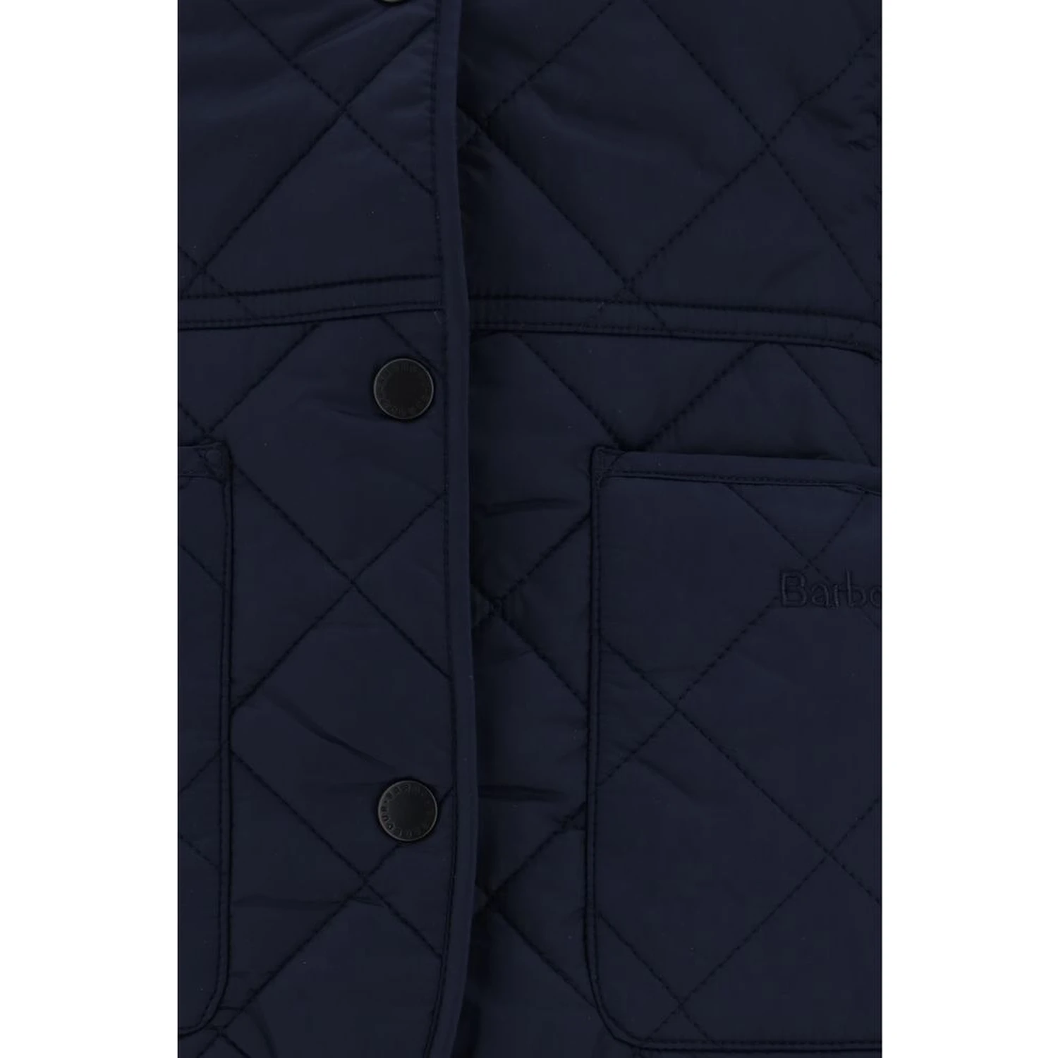 Blue Polyester Coat