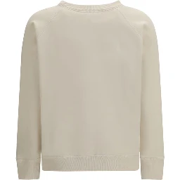 Beige Cotton Sweatshirt