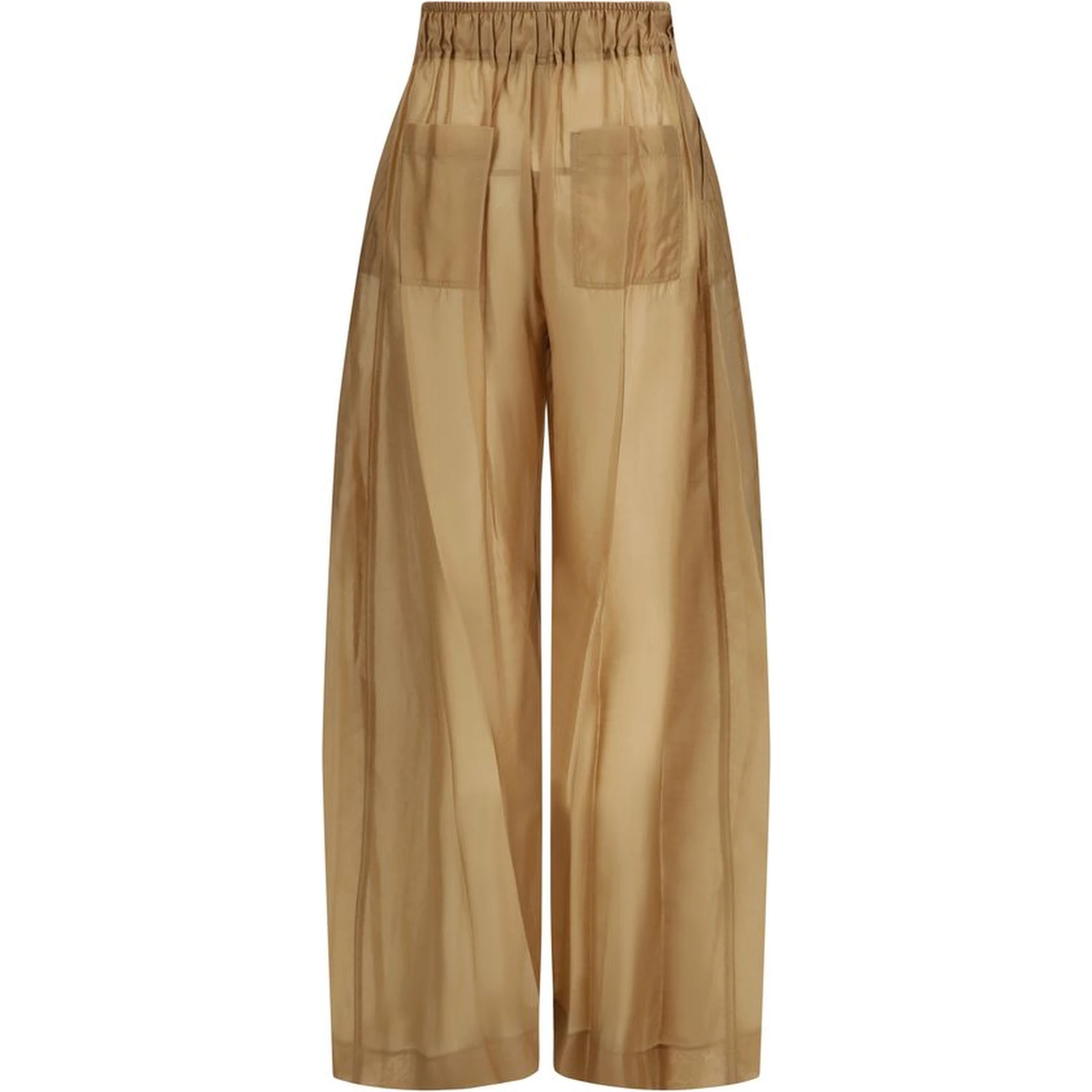 Beige Lyocell Jumpsuit