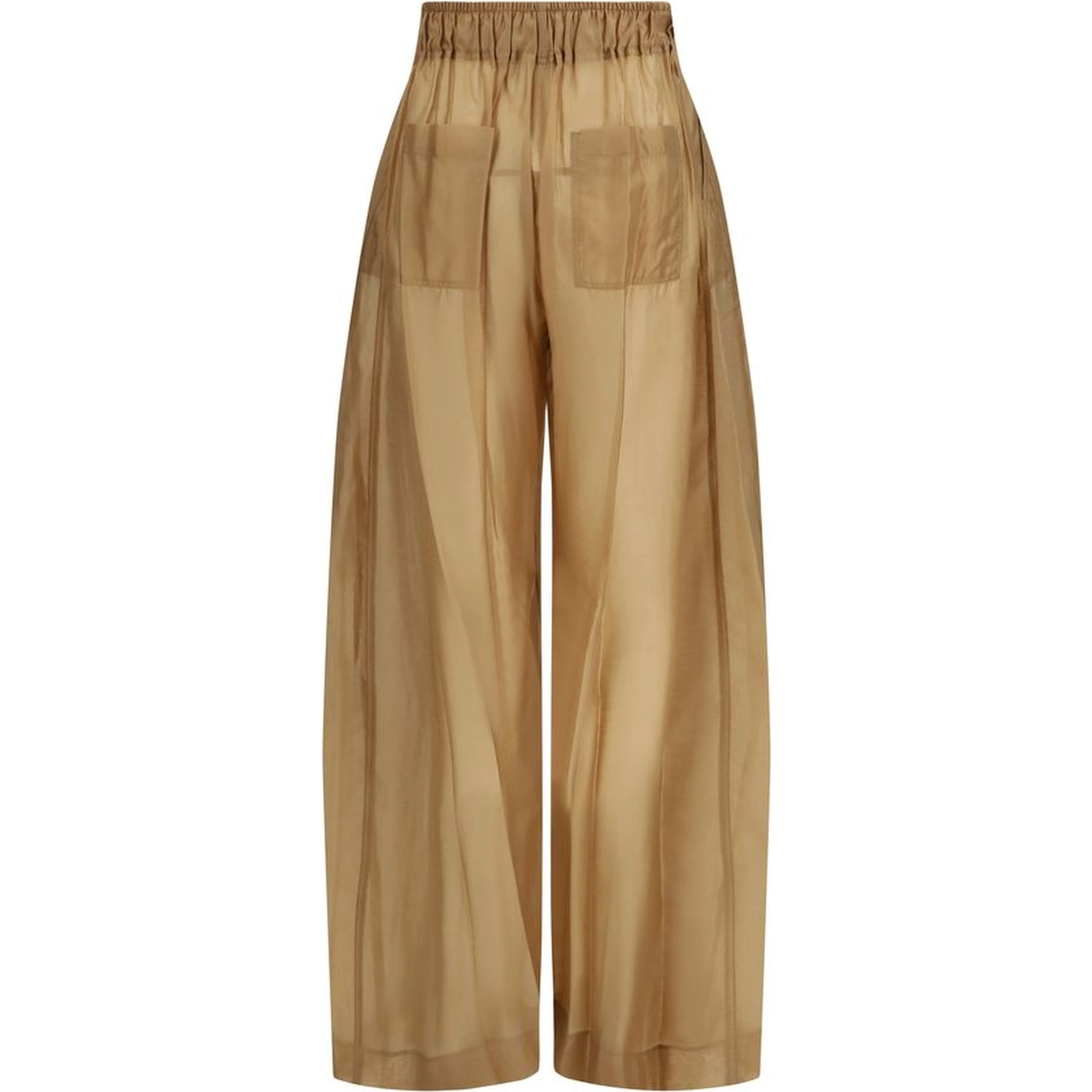 Beige Lyocell Jumpsuit