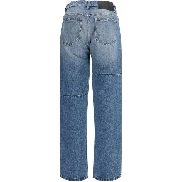 Blue Cotton Jeans Denim