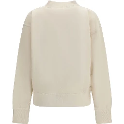 Beige Cotton Sweatshirt