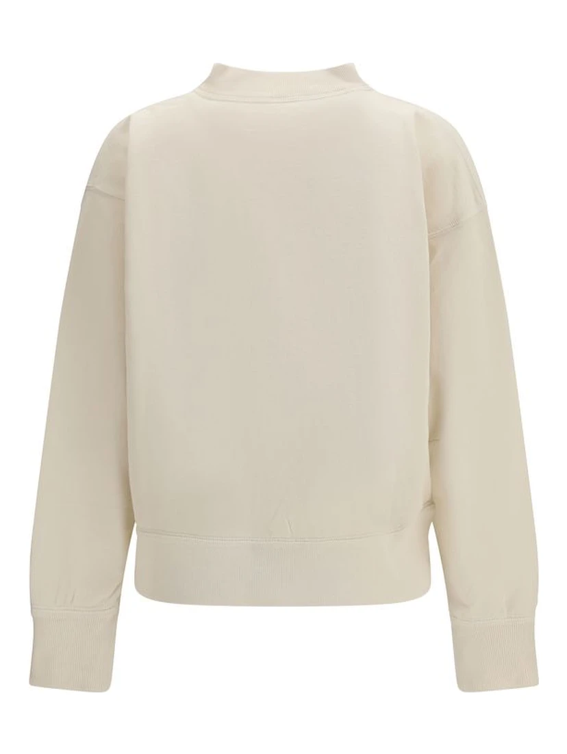 Beige Cotton Sweatshirt