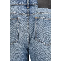Blue Cotton Jeans Denim